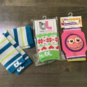 2 pairs Baby Leggings & 1 Skidder knee pads